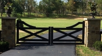 Unique variation of a Country Style Rail Gate