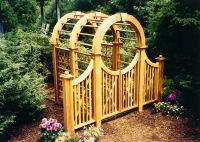 Arbor Walkway Gate - Spindle Design 
