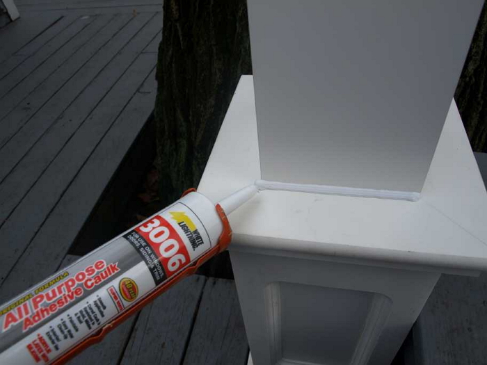 Caulking Lantern Post Base