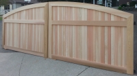 South Hampton Convex Wooden Driveway Gate (D)