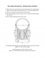 Installing a Walkway Gate