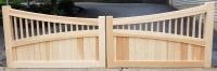 Custom Concave Driveway Gate (C)