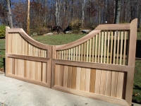 Modified Montauk-Estate Concave Driveway Gate