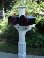 Cedar Mailbox Posts