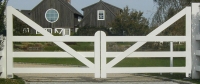 Country Style Wooden Entry Gate
