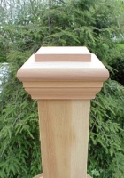 Arbor Style Wooden Post Caps