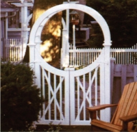 Arbor Walkway Gate - Martha's Vineyard Design 