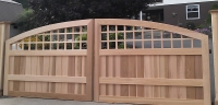 South Hampton Design Wooden Driveway Gate